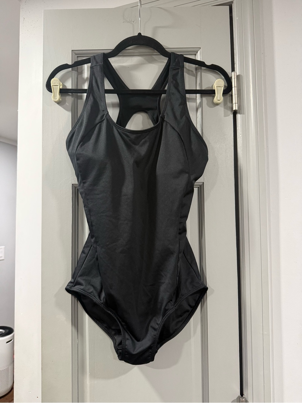 Baleaf Black One-Piece Swimsuit with Racerback